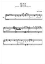Téléchargez l'arrangement pour piano de la partition de Traditionnel-Mona en PDF